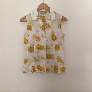 Vintage floral Barney’s New York button down